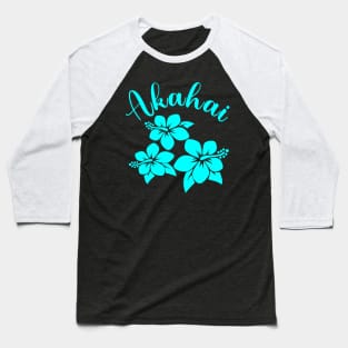 Hawaiian Flower Baseball T-Shirt